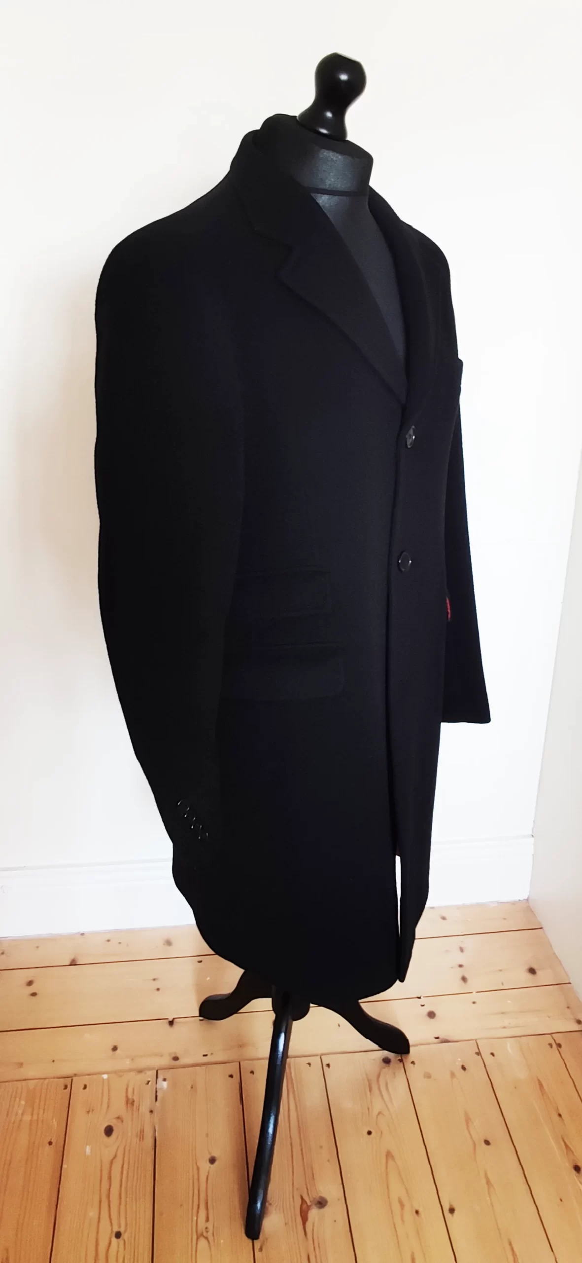 DA Prato Italian Crombie Style Coat - Image 4