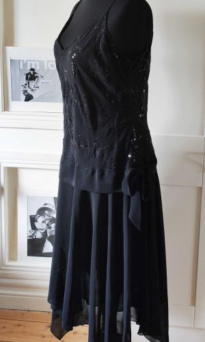 Drop Waist Evening Dress
