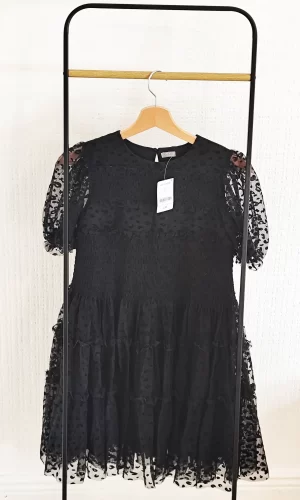 Wednesday Addams Inspired Kids Dress