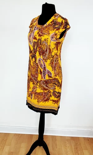 Paisley Pattern Shift Dress