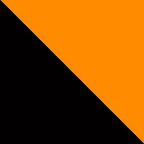 Black / Orange Tips