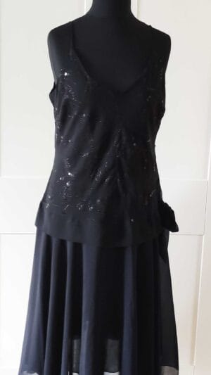 Drop Waist Evening Dress