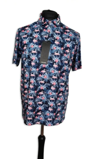 Druids Pink Flamingo Polo Shirt