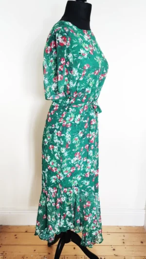 Alternative view of Phase 8 Green Floral Dress