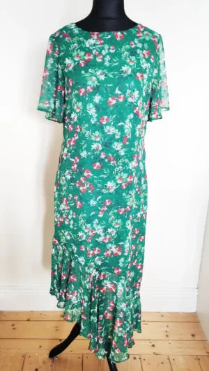 Phase 8 Green Floral Dress