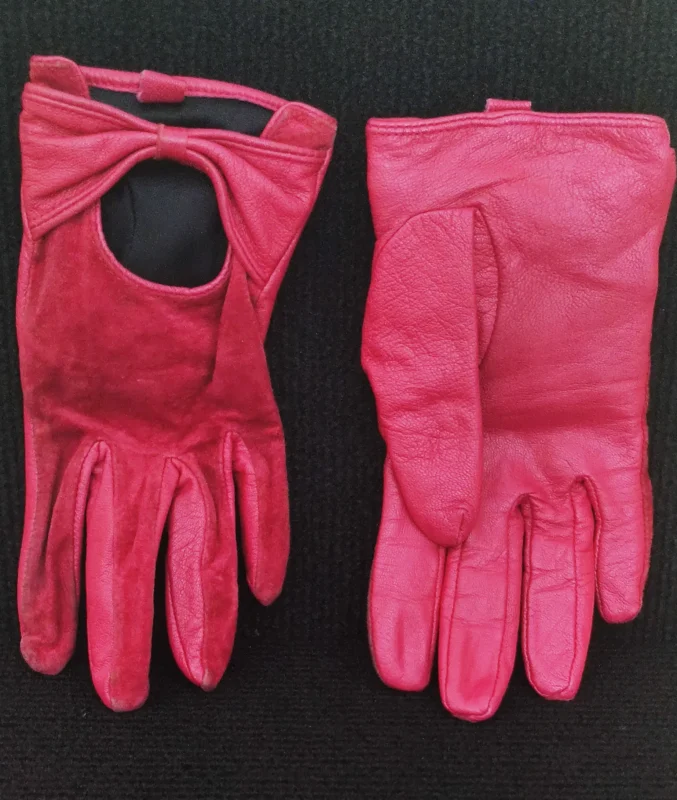 Vintage Style Suede driving Gloves