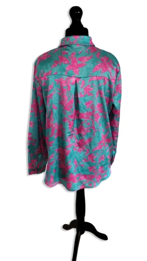 Alternative view of Satin Floral Pala D'ora Blouse