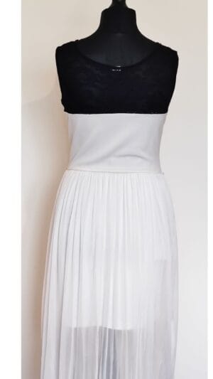 Alternative view of Quiz Lace & Chiffon Dip Hem Dress